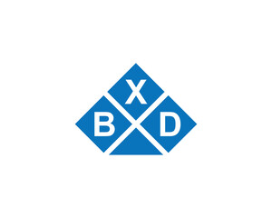 BXD logo design vector template. BXD