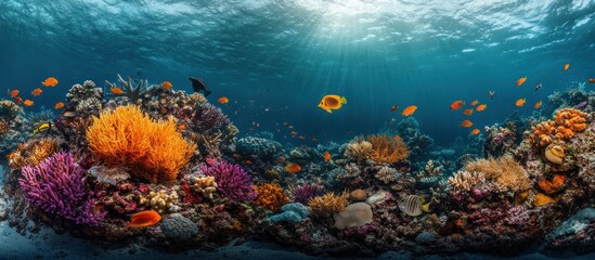 Vibrant Coral Reef Underwater