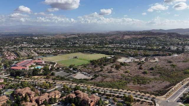 Homes near UCI (University of California Irvine) in the city of Irvine in Orange County, Southern California