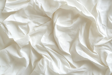 Obraz premium Blank white crumpled and creased paper poster texture