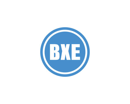 BXE logo design vector template. BXE