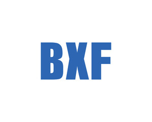 BXF logo design vector template. BXF