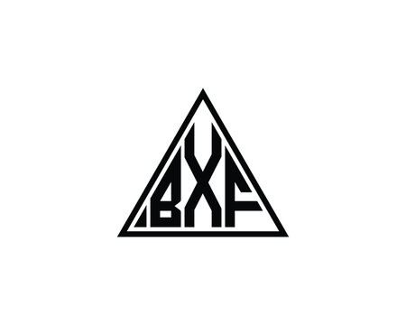 BXF logo design vector template. BXF