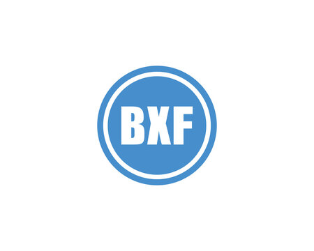 BXF logo design vector template. BXF