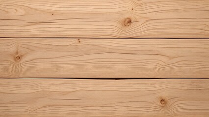 Fototapeta premium Light Wood Panel Background with Soft Grain and Natural Knots, Perfect for Eco-Friendly and Rustic Interior Design Projects