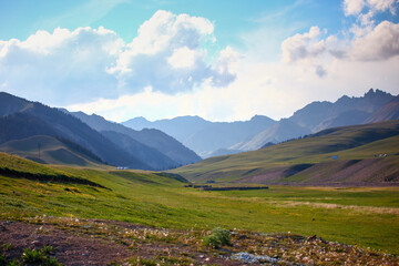 Fototapeta premium The scenery of Yili, Xinjiang, China in summer