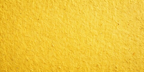 Yellow paper texture background with colored cardboard fibers and grain