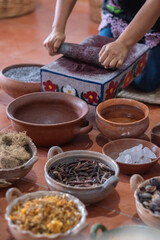 Making Natural colors for Teotitlán carpets in Oaxaca