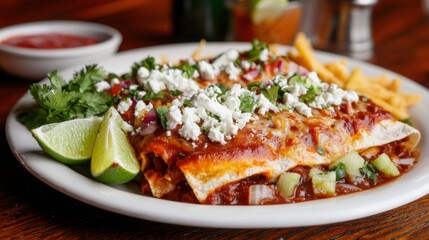 Vibrant Honduran Enchiladas with Fresh Ingredients