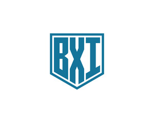 BXI logo design vector template. BXI