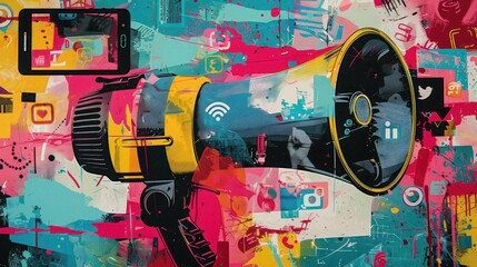 Social Media Marketing: A Colorful Illustration