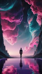 Fototapeta premium Journey Through the Cosmic Abyss