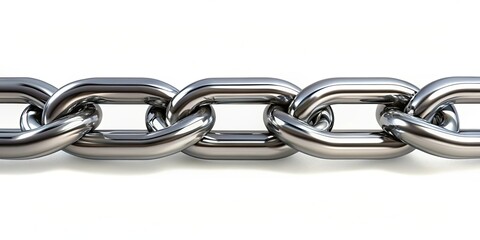 Obraz premium Highly detailed render of chrome metal chain variations, chrome, metal, chain, detailed,render, high detail, variation