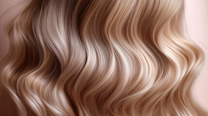 airtouch hair blond closeup