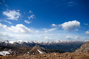 The scenery of Yili, Xinjiang, China in summer