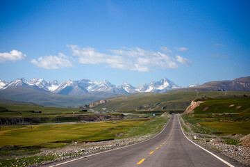 Naklejka premium The scenery of Yili, Xinjiang, China in summer