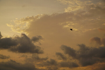 Beauty sunset in the clouds