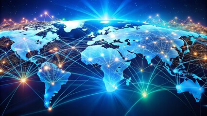 Global Network of Interconnectedness A Visual Representation of Communication, Collaboration, and Shared Information Through a Complex Web of Connections