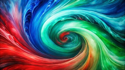 Fototapeta premium An Abstract Whirlwind of Hues A Symphony of Colors Swirling in a Dynamic Vortex of Motion
