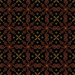Beautiful and elegant vector traditional ethnic pattern template, suitable for clothing patterns.
