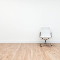 Sleek Modern Office Chair in Minimalist Space
