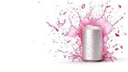 Discover the vibrant elegance of holographic energy drink cans