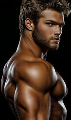Fototapeta premium Perfect Male Model for Advertising Campaigns