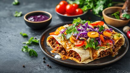 Traditional Honduran Enchiladas with Crispy Tortilla Base