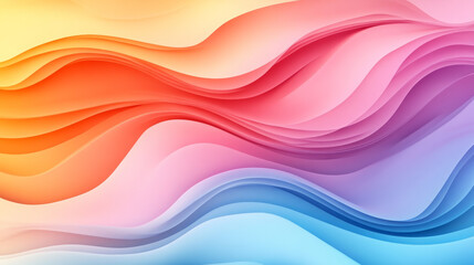 Fototapeta premium vibrant pink and purple abstract wave background with dynamic flowing lines and modern art design