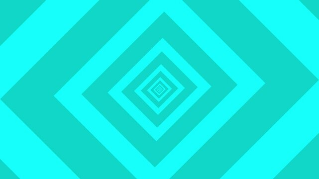 abstract green pattern background, line square geometric wallpaper, seamless loop tunnel animation
