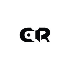 CR monogram logo design letter text name symbol monochrome logotype alphabet character simple logo