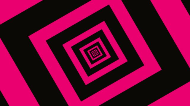 abstract red pattern background, line square geometric wallpaper, seamless loop tunnel animation