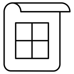 Spreadsheet  Icon Element For Design