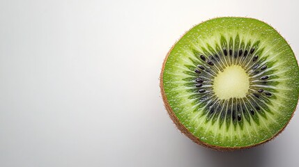 Closeup of a Kiwi Slice