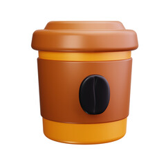 Coffee Cup 3d Render Icons