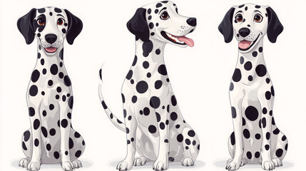 A Playful Adventure with Cartoon Dalmatians: Exploring Fun and Fantasy