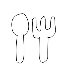 hand holding a fork