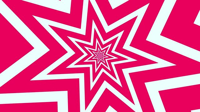 red spiral pattern, abstract geometric pattern star  looping animation for cartoon comic style. 
