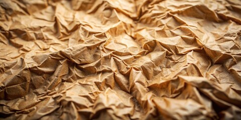 Close-up of crumpled paper with intricate fold patterns and layered textures, paper folds, folded paper pattern, layered texture