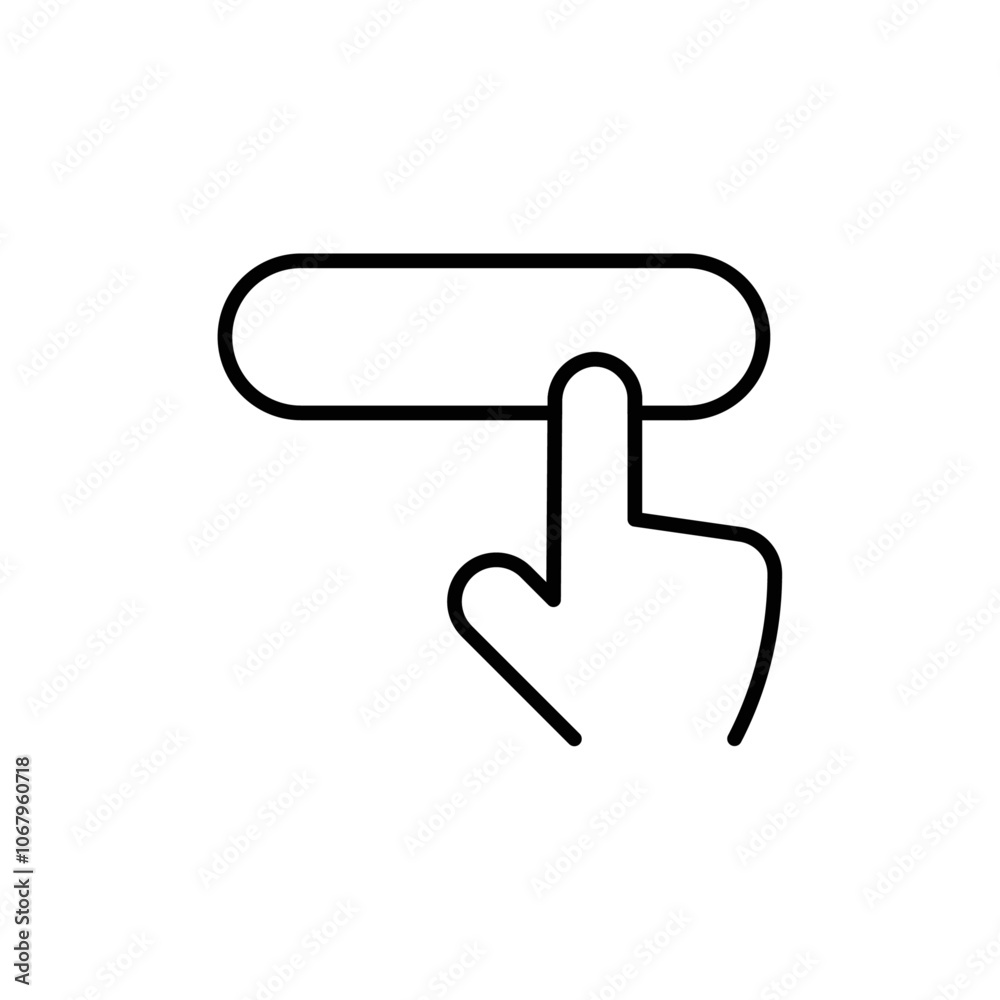 Poster Apply now icon Outline vector for web ui