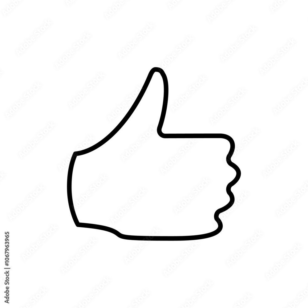 Poster like icon outline vector for web ui