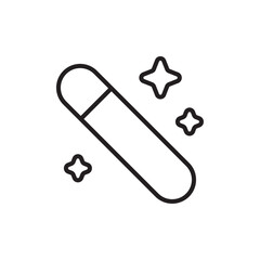 Magic icon Outline vector for web ui