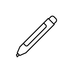Marker icon Outline vector for web ui