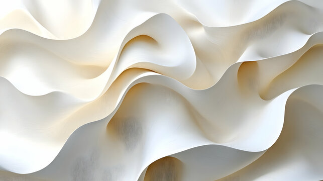 Abstract 3D Background with Smooth Waves