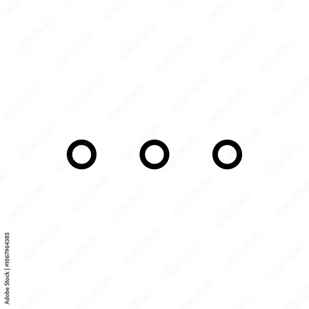 Poster more icon outline vector for web ui