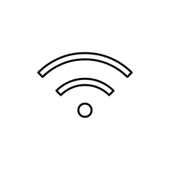 Signal icon Outline vector for web ui