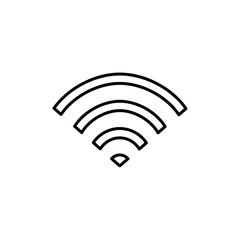 Signals icon Outline vector for web ui