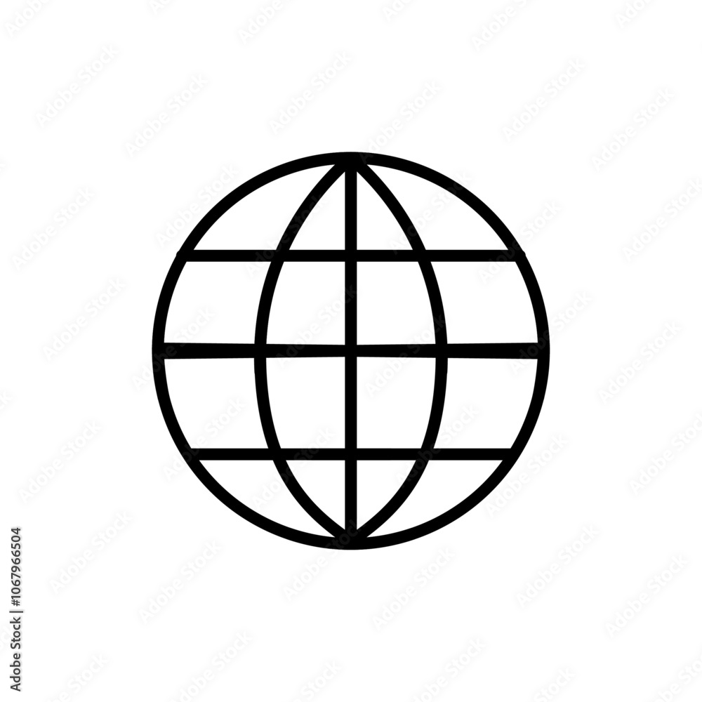 Poster Website icon Outline vector for web ui