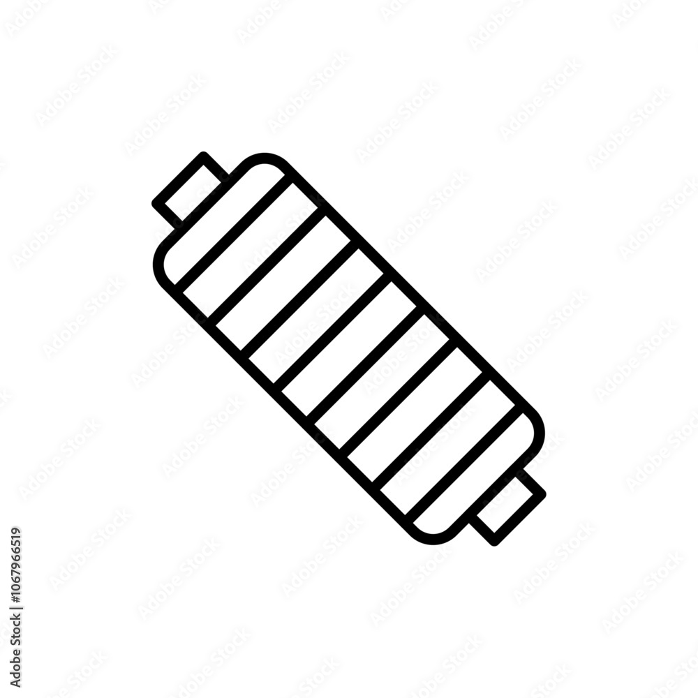 Poster Yarn icon Outline vector for web ui