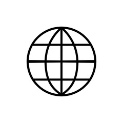 Website icon Outline vector for web ui
